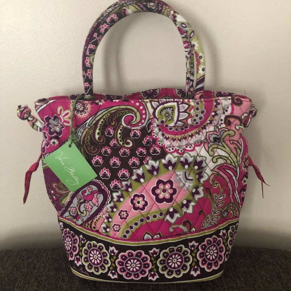 NWT Vera Bradley Emma bag in Very Berry Paisley